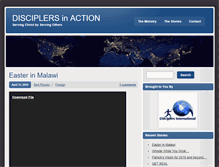 Tablet Screenshot of disciplersinaction.org